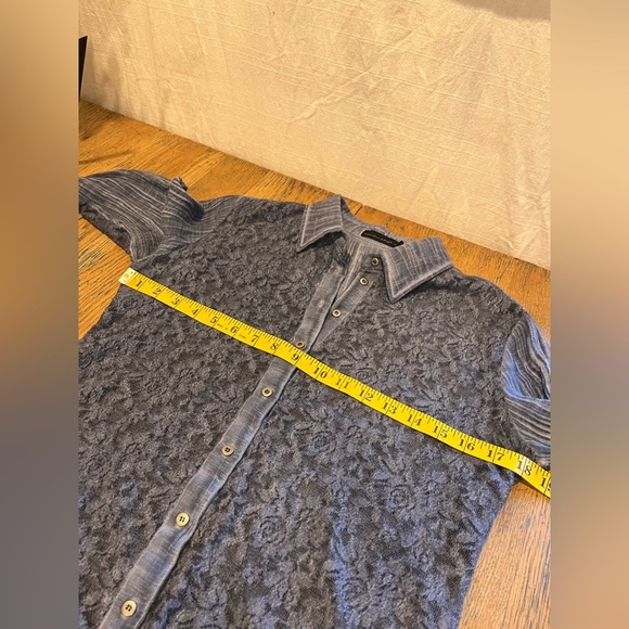 Lace & Chambray Button-Up Shirt – WILLIAM RAST Size M - Picture 3 of 9